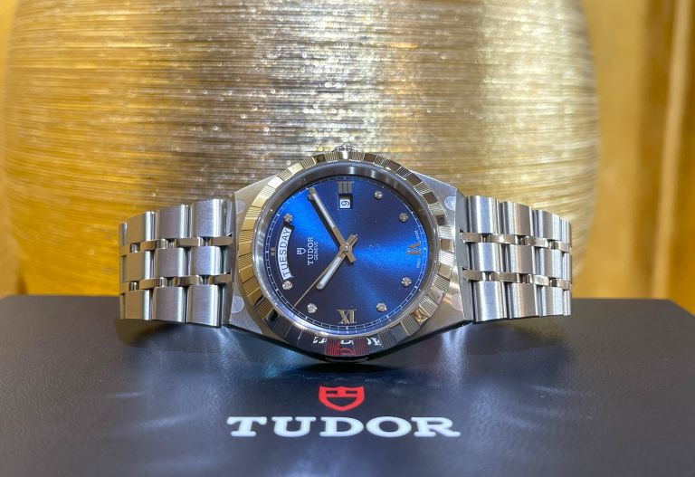 Tudor Royal daydate blu diamonds