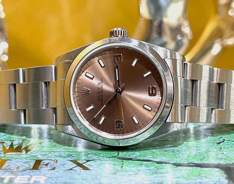 Rolex oyster perpetual 31mm salmon