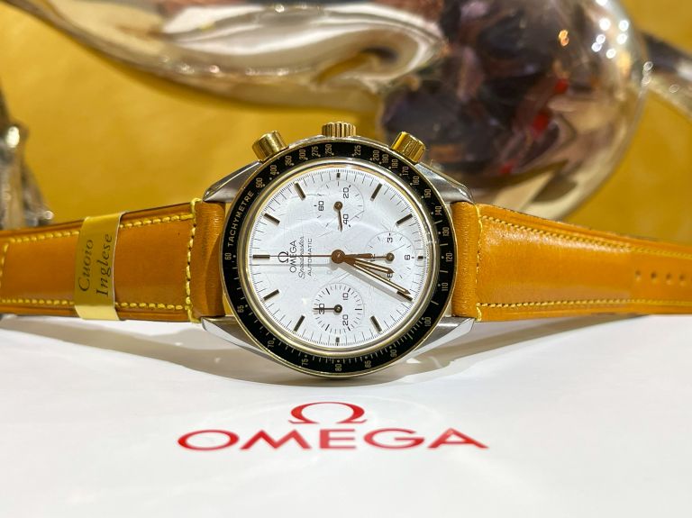 omega speedmaster reduced bianco