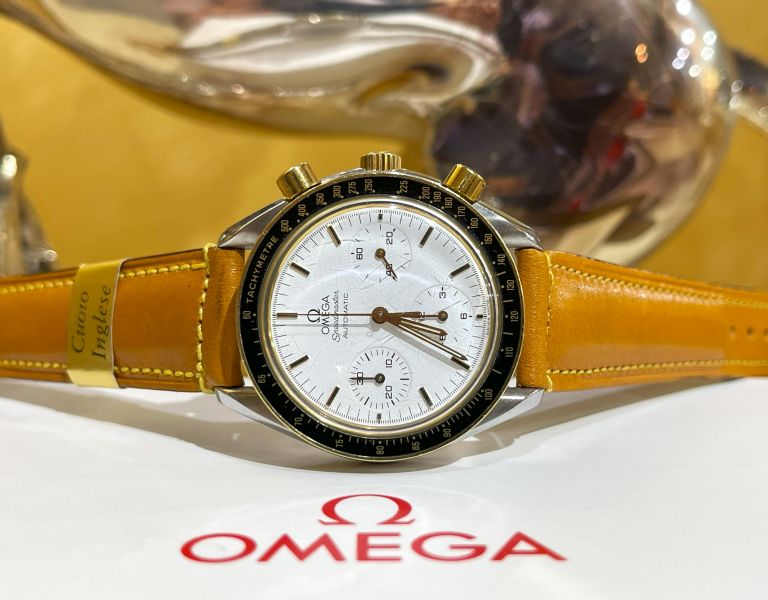 omega speedmaster reduced bianco