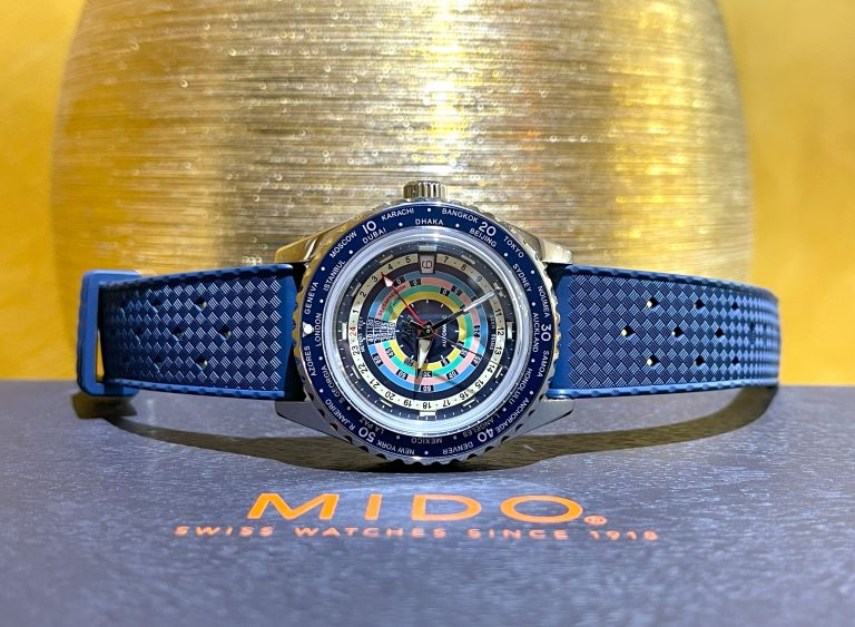 mido oceanstar decompression worldtimer