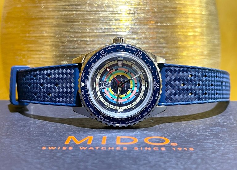 mido oceanstar decompression worldtimer