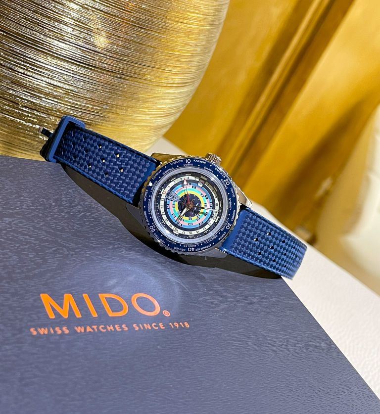 mido oceanstar decompression worldtimer